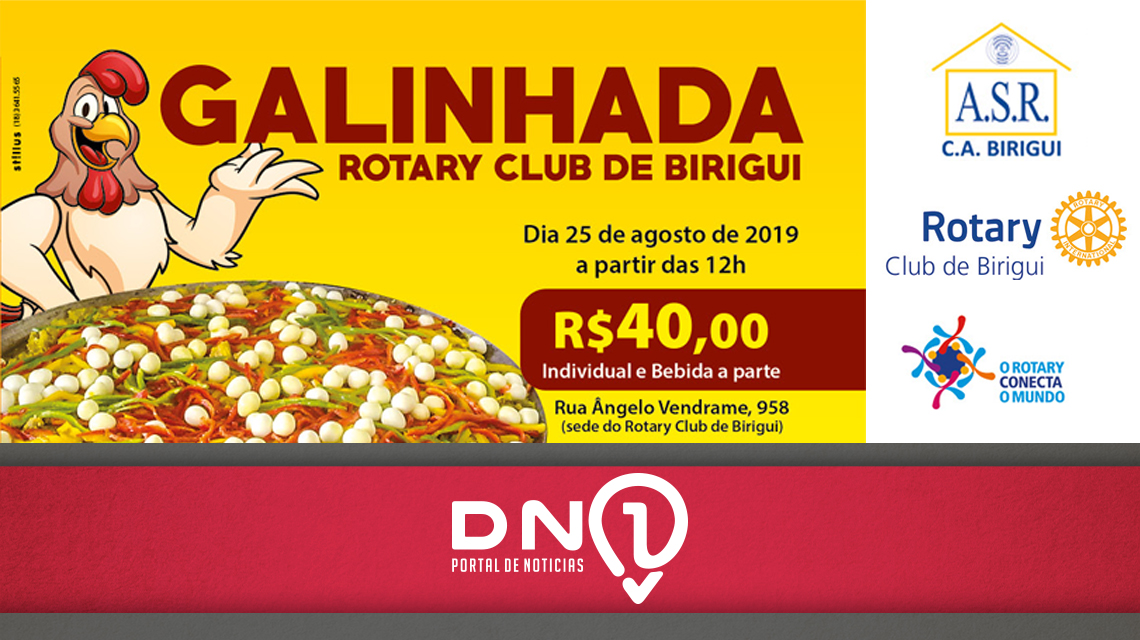 Rotary Club de Birigui promove galinhada no domingo (25)