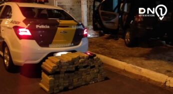 Homem é preso pela PM Rodoviária transportando drogas em um carro