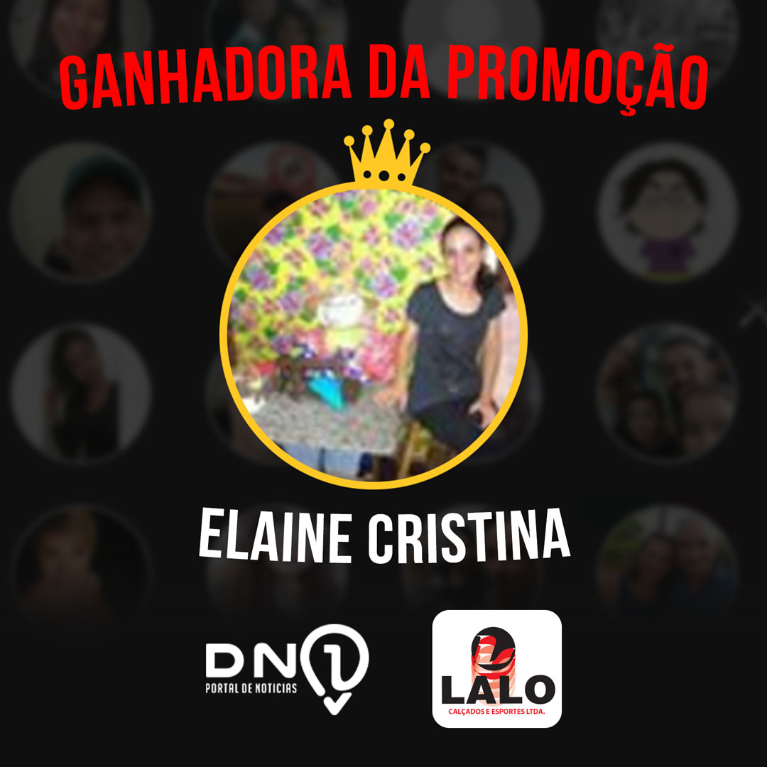 Elaine Cristina é a vencedora da promoção do DN1 com Lalo Calçados e Esportes
