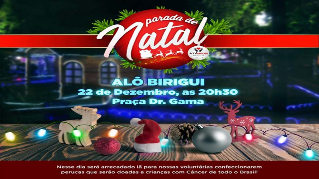 Parada de Natal Beneficente acontece domingo (22) em Birigui