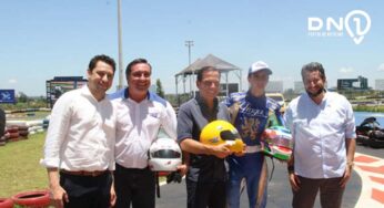 ‘O Speed Park tem estrutura de primeiro mundo’, diz João Doria em visita ao kartódromo