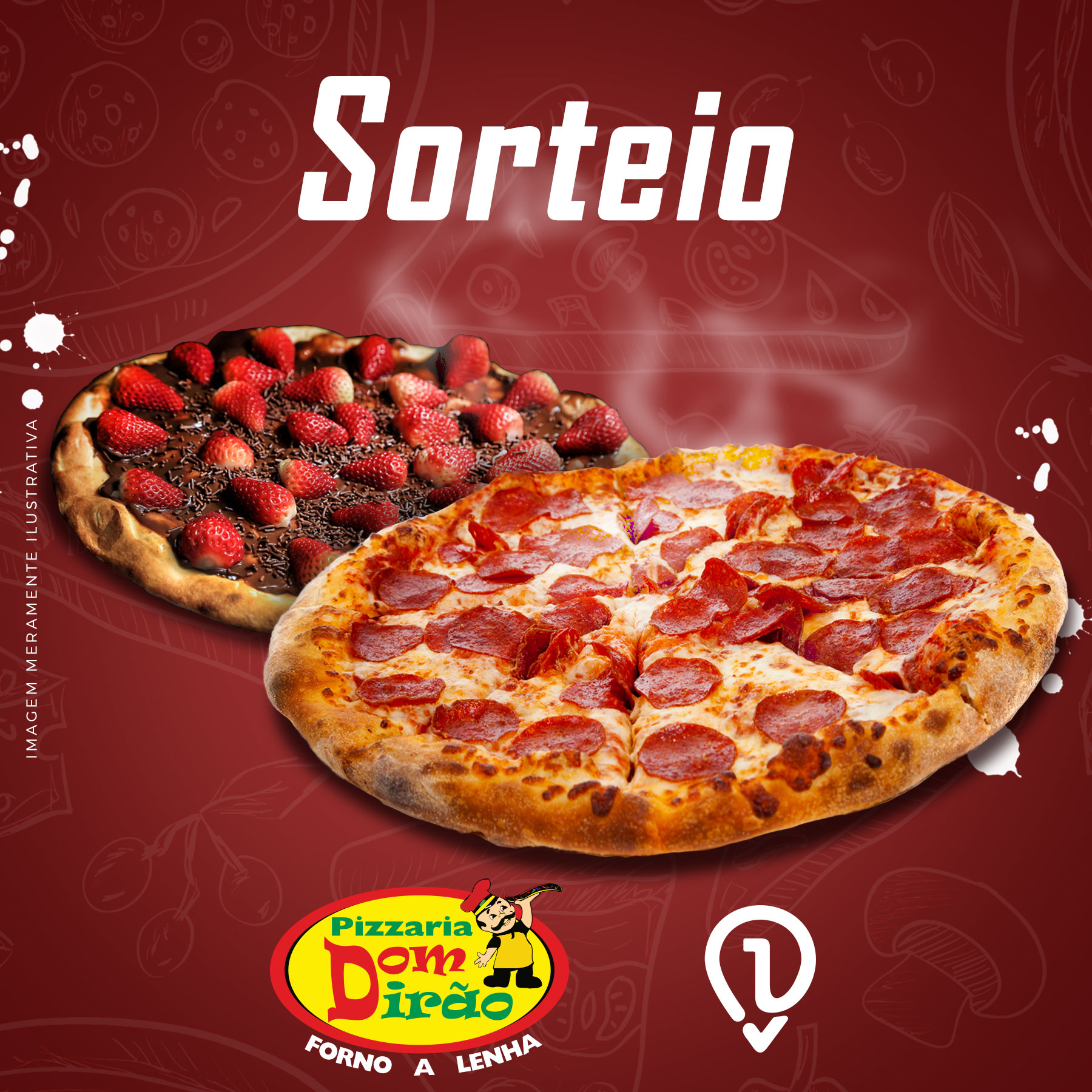 DN1 vai sortear duas pizzas Dom Dirão; confira o regulamento