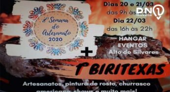 De 20 a 22 de março: 8ª Semana do Artesanato e 1º BiriguiTexas acontecem juntos no Alto do Silvares