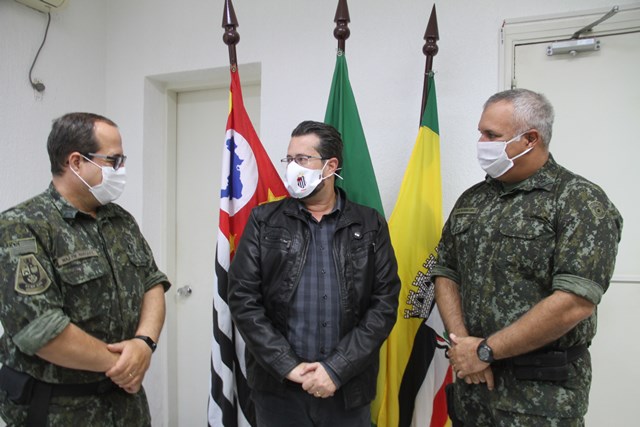 Prefeito recebeu o novo comandante do 2º Batalhão de Polícia Ambiental de Birigui (BPAmb)