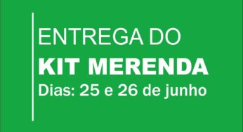Alunos da rede municipal e conveniadas irão receber o kit merenda e o uniforme escolar