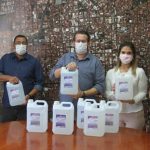 Ibis Styles Birigui doa álcool em gel para a Secretaria Municipal de Administração