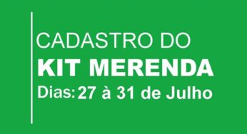 Prefeitura de Birigui realiza inscrição para famílias que ainda não fizeram o cadastro do Kit Merenda