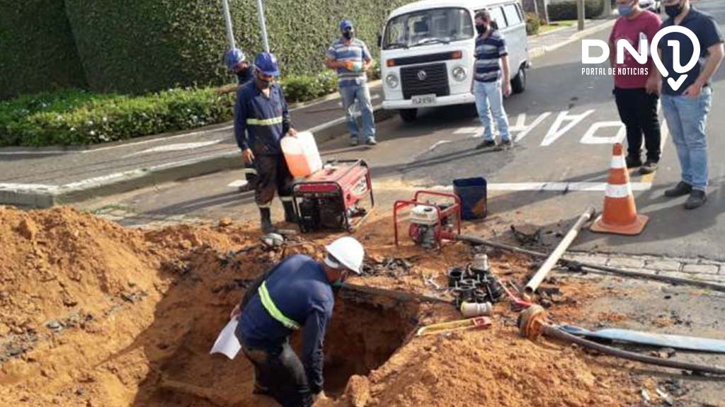 Obra de melhoria no sistema de distribuição de água em Birigui continua na segunda (27)