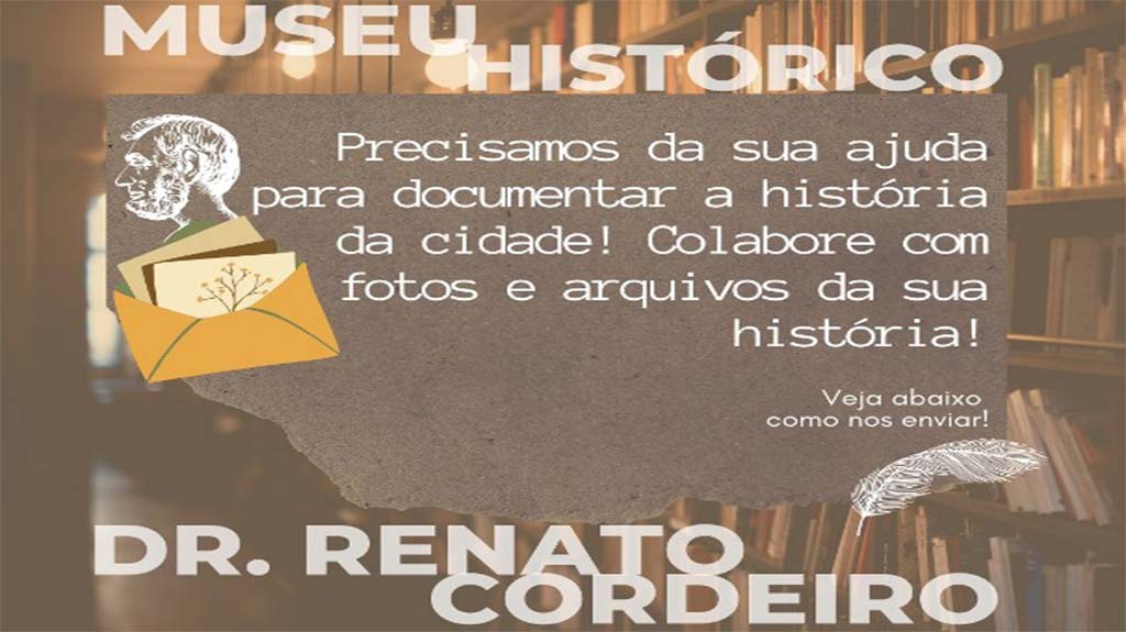 Museu Histórico Dr. Renato Cordeiro aceita fotos e documentos para seu acervo