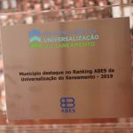 Prefeitura de Birigui recebeu o troféu da Associação Brasileira de Engenharia Sanitária e Ambiental (ABES)