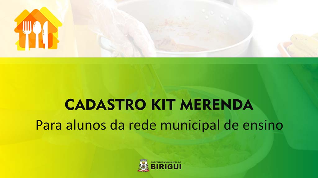 Prefeitura de Birigui fará entrega de Kit Merenda para alunos da rede municipal de ensino