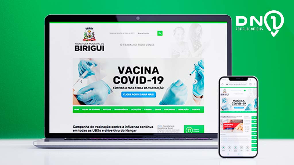 Prefeitura de Birigui lança espaço em seu site com cronograma da vacinação e descrição de comorbidades