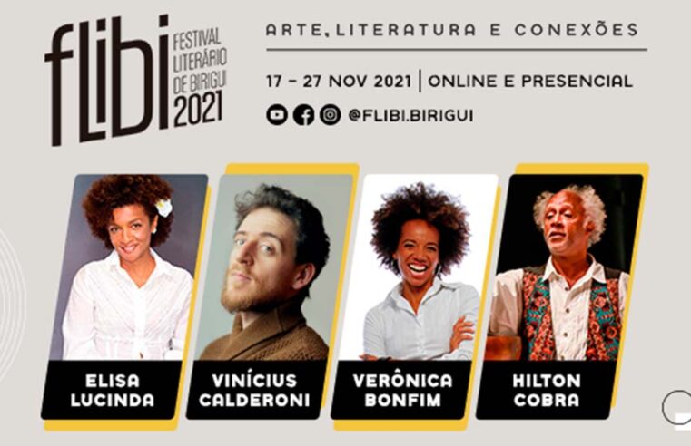 Festival Literário de Birigui começa nesta quarta (17) com programação presencial e on-line