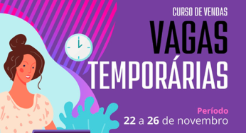 Prefeitura de Birigui e Acib oferecem curso gratuito de vendas para vagas temporárias no comércio