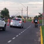 Mobilidade interdita avenida José Telles de Menezes em cruzamento com Abraão Buchalla após acidentes