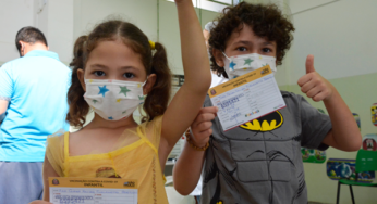 Mais de 600 crianças de 5 a 11 anos de idade já foram vacinadas contra a covid-19 em Birigui