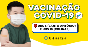 Covid-19: vacinação de crianças de 5 a 11 anos com comorbidades começa nesta terça (18)