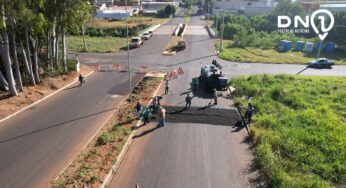 Prefeitura instala redutor de velocidade e interdita trânsito nos bairros Cidade Jardim e Jandaia