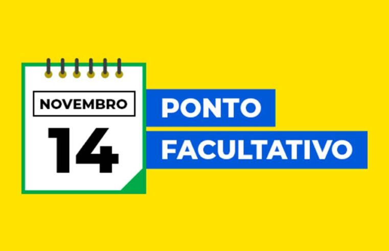 Prefeitura decreta ponto facultativo no próximo dia 14, véspera de feriado da Proclamação da República