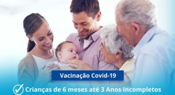 Birigui inicia vacinação contra covid-19 para a faixa etária de 6 meses a 2 anos com comorbidades