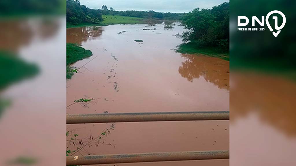 Excesso de chuva prejudica processo de captação de água no ribeirão Baixotes