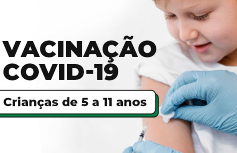 Saúde de Birigui inicia aplicação de terceira dose contra covid-19 para crianças de 5 a 11 anos